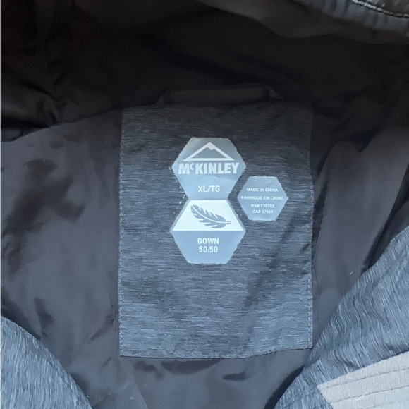 McKinley Men’s 50/50 Down Jacket, Navy Blue, Size XL - Picture 4 of 4